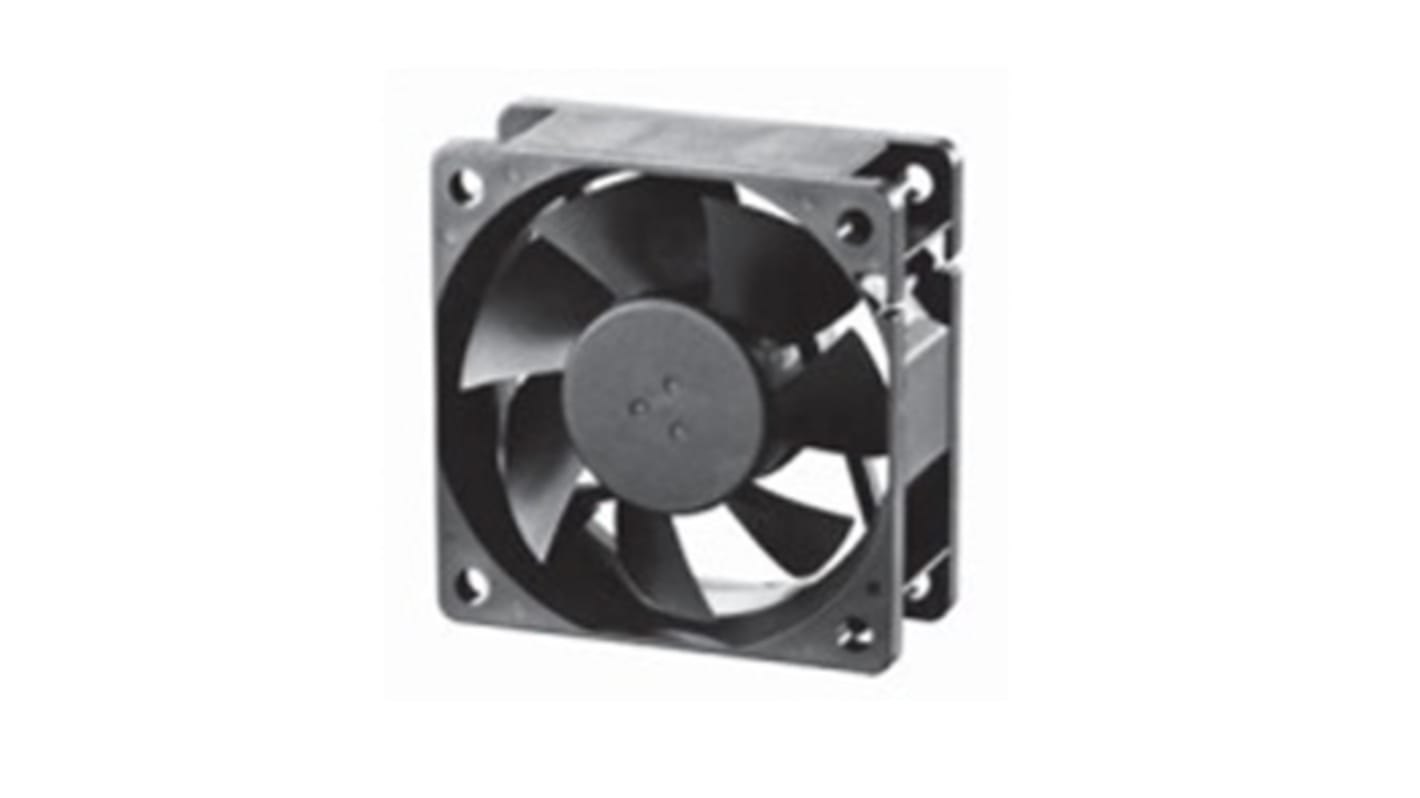 Sunon Axial Fan, 24 V dc, DC Operation, 16cfm, 770mW, 32mA Max, 60 x 60 x 25mm