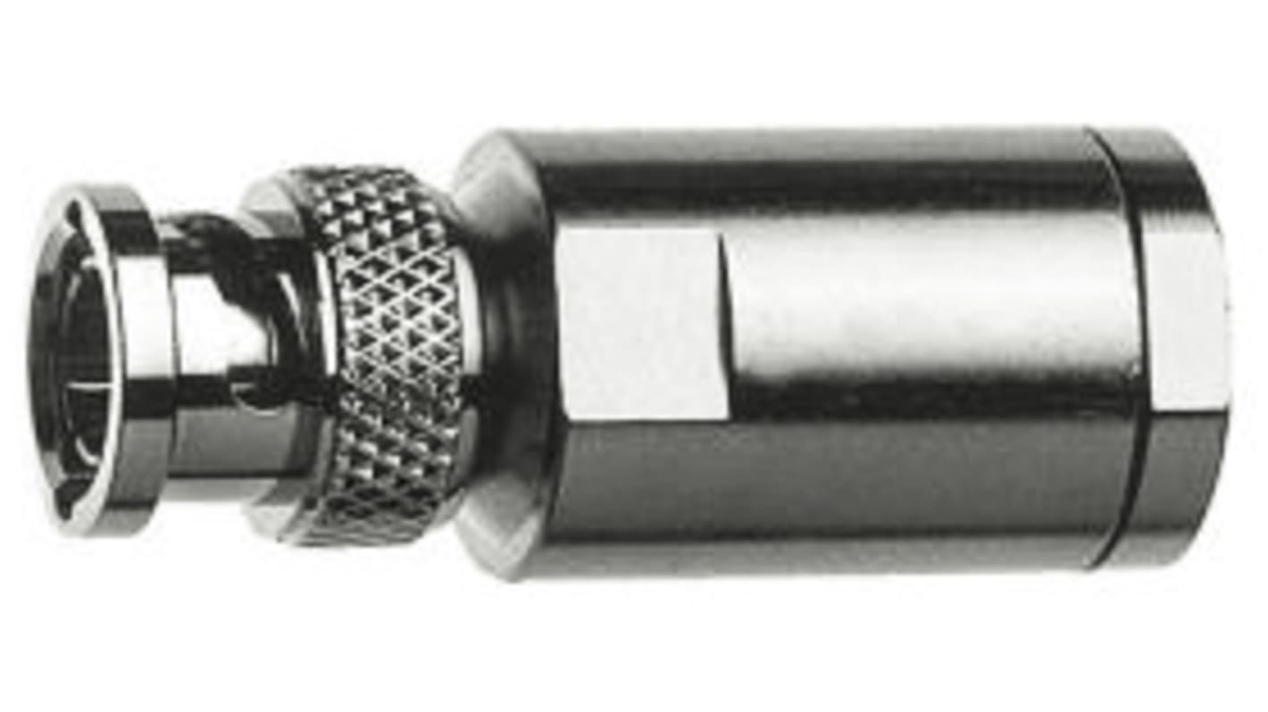 Telegärtner Stecker Koaxialsteckverbinder BNC-Steckverbinder, Kabelmontage, Klemm-Anschluss, für RG213/U,