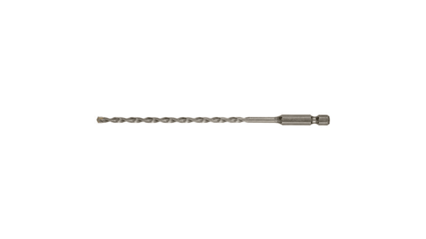 DT60003QZ DeWALT DT60 Series Carbide Tipped Masonry Drill Bit, 6mm Diameter, 123 mm Overall RS
