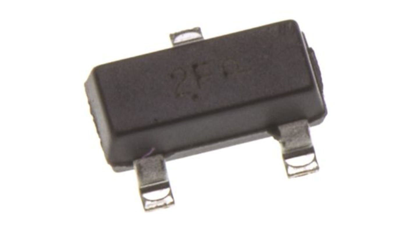 onsemi MMBT2907ALT1G SMD, PNP Transistor –60 V / -600 mA, SOT-23 3-Pin