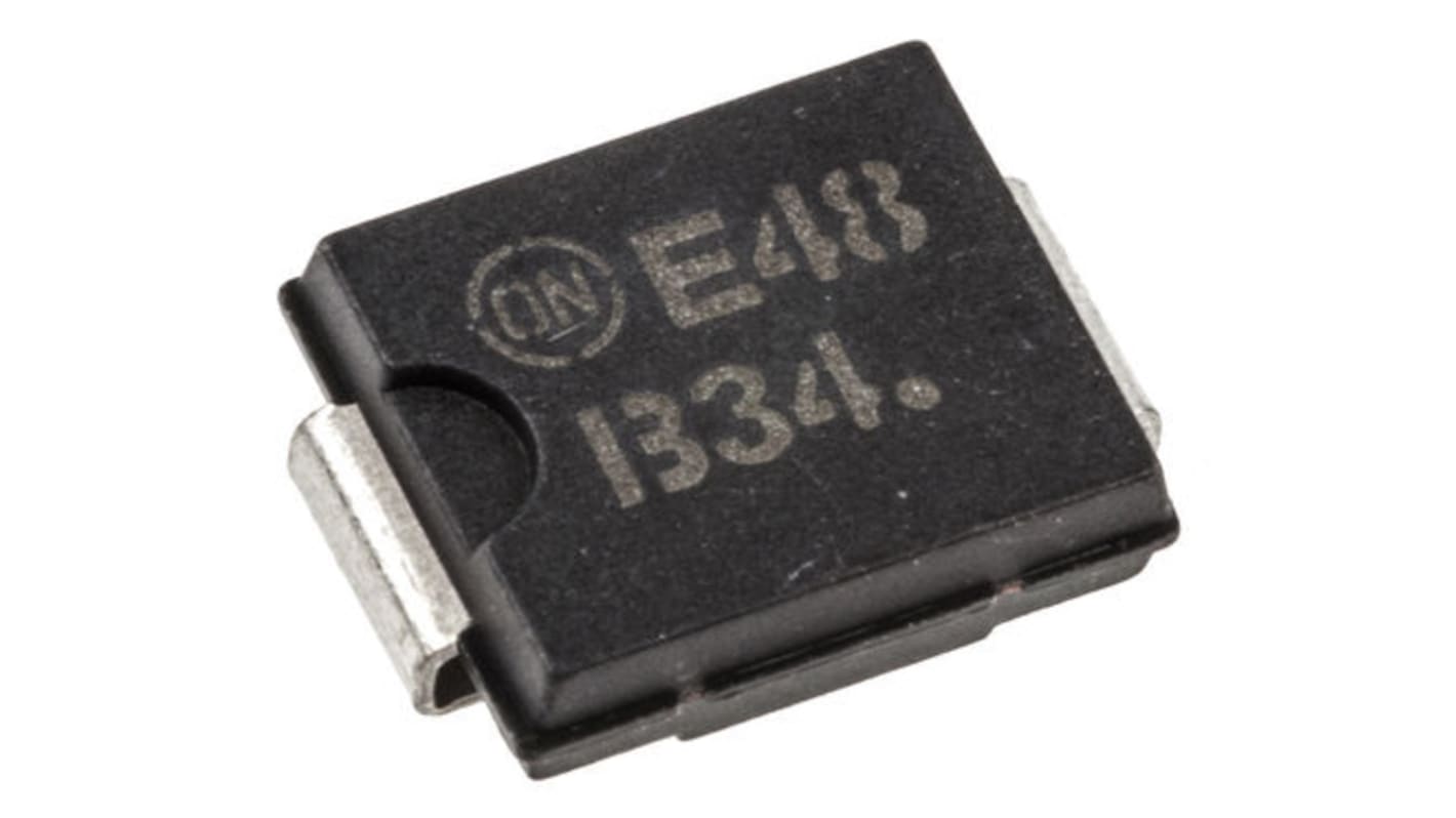 onsemi 整流ダイオード, 4A, 40V 表面実装, 2-Pin DO-214AB (SMC) ショットキーバリア 500mV