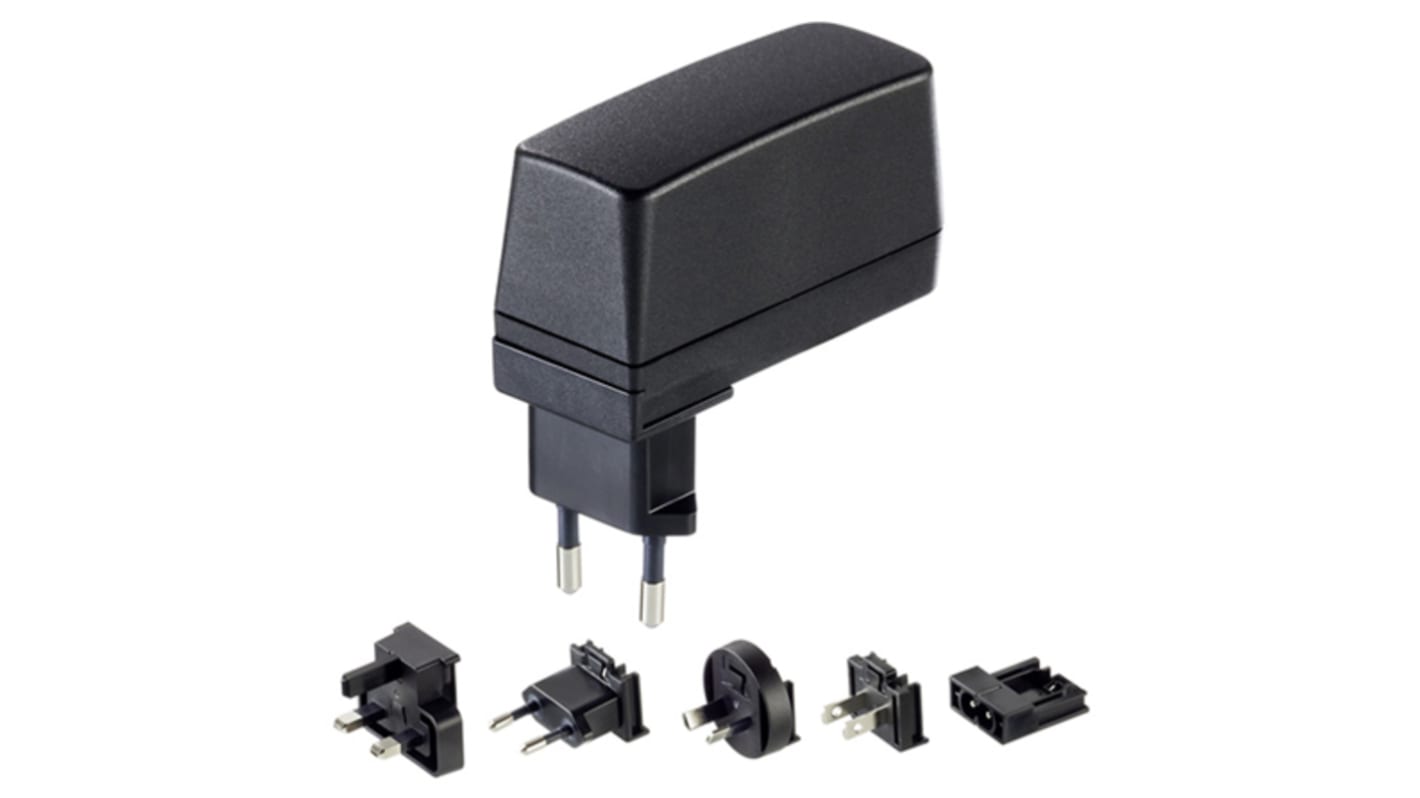 Adapter AC/DC Uwy 6V dc Iwy 2A Wymienne 12W typ wtyczki: Wymienny