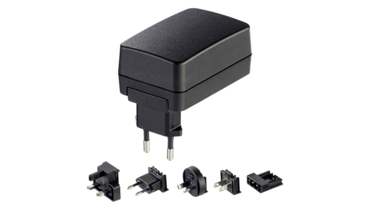 Friwo FW8001 Steckernetzteil AC/DC-Adapter 15W, 100V ac, 5V dc / 3A, Universal-Stecker