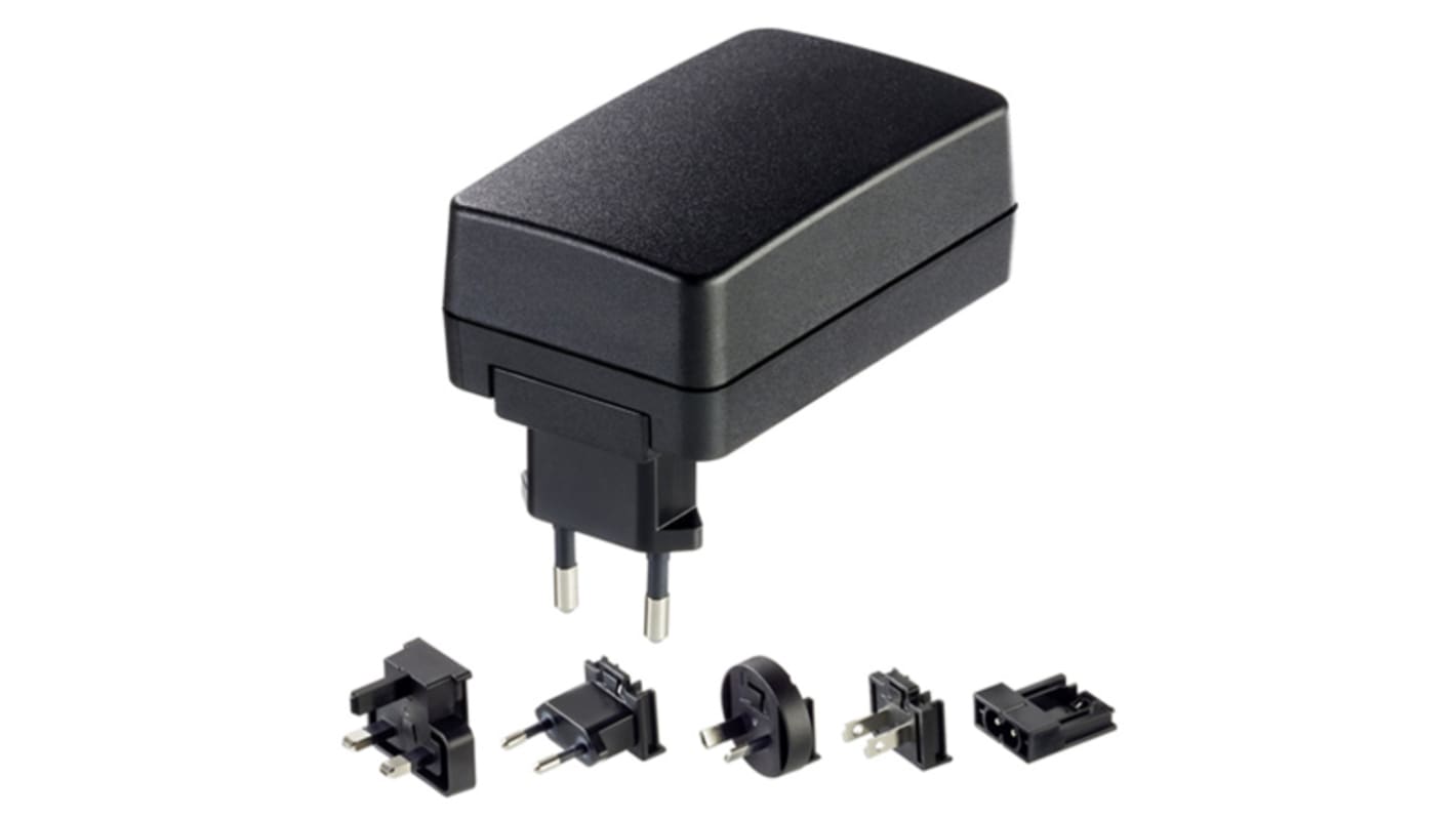 Adaptador AC/DC Friwo 100V ac, 12V dc, 1 salida, Adaptador ac/dc, 2.5A, 30W, Intercambiable