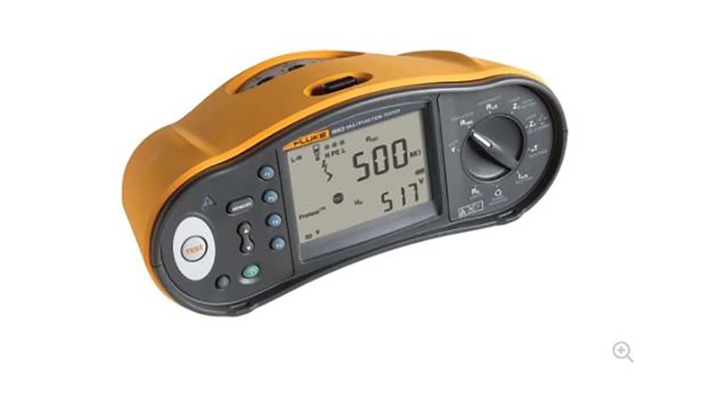 Fluke 1663 Multifunktionsprüfgerät Phase-Erde, Phase-Neutral autom.RCD Test 50 V, 100 V, 250 V, 500 V, 1000 V RCD