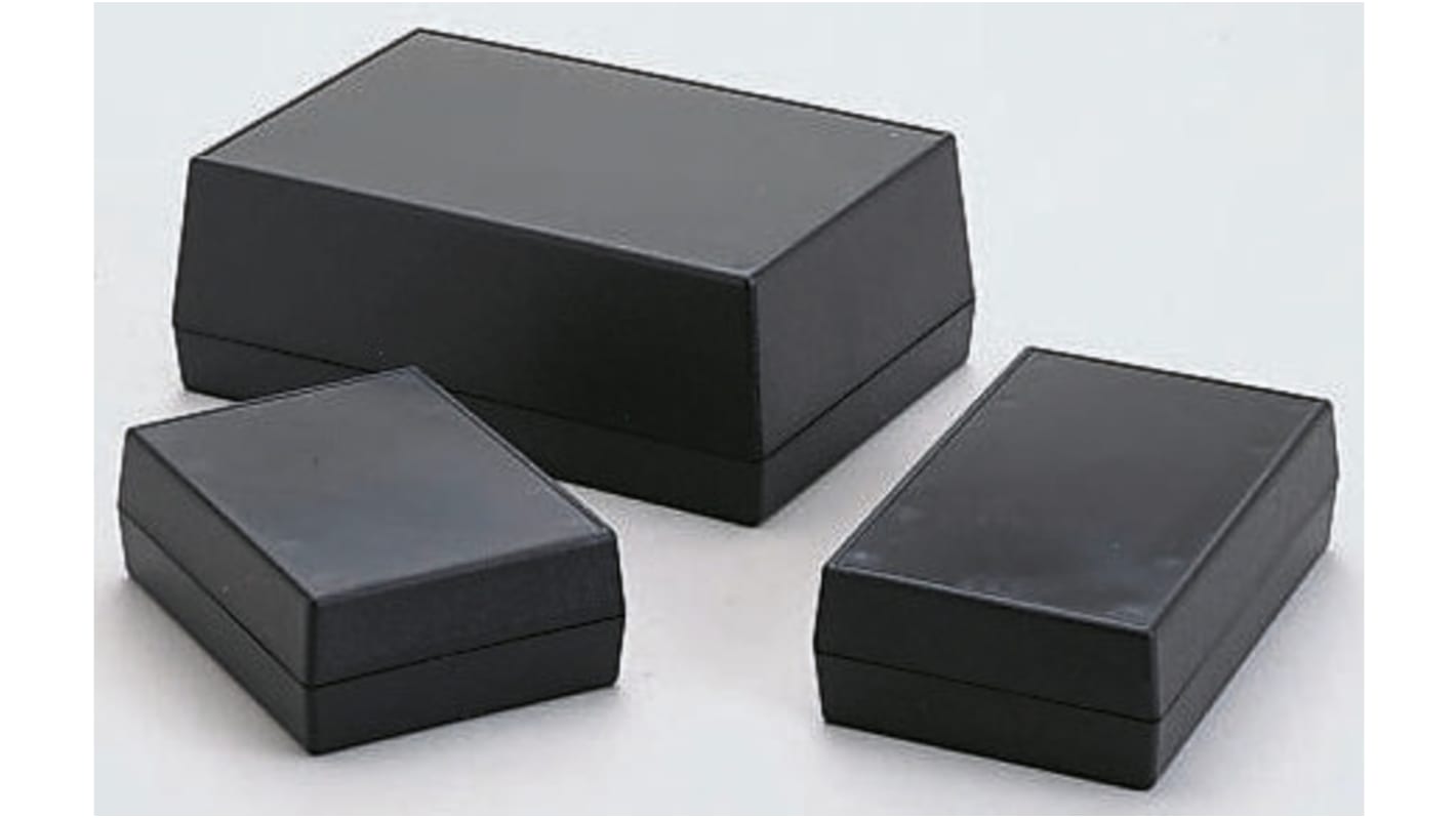 Caja Serpac de ABS Negro, 91.7 x 57.7 x 38.4mm, IP40