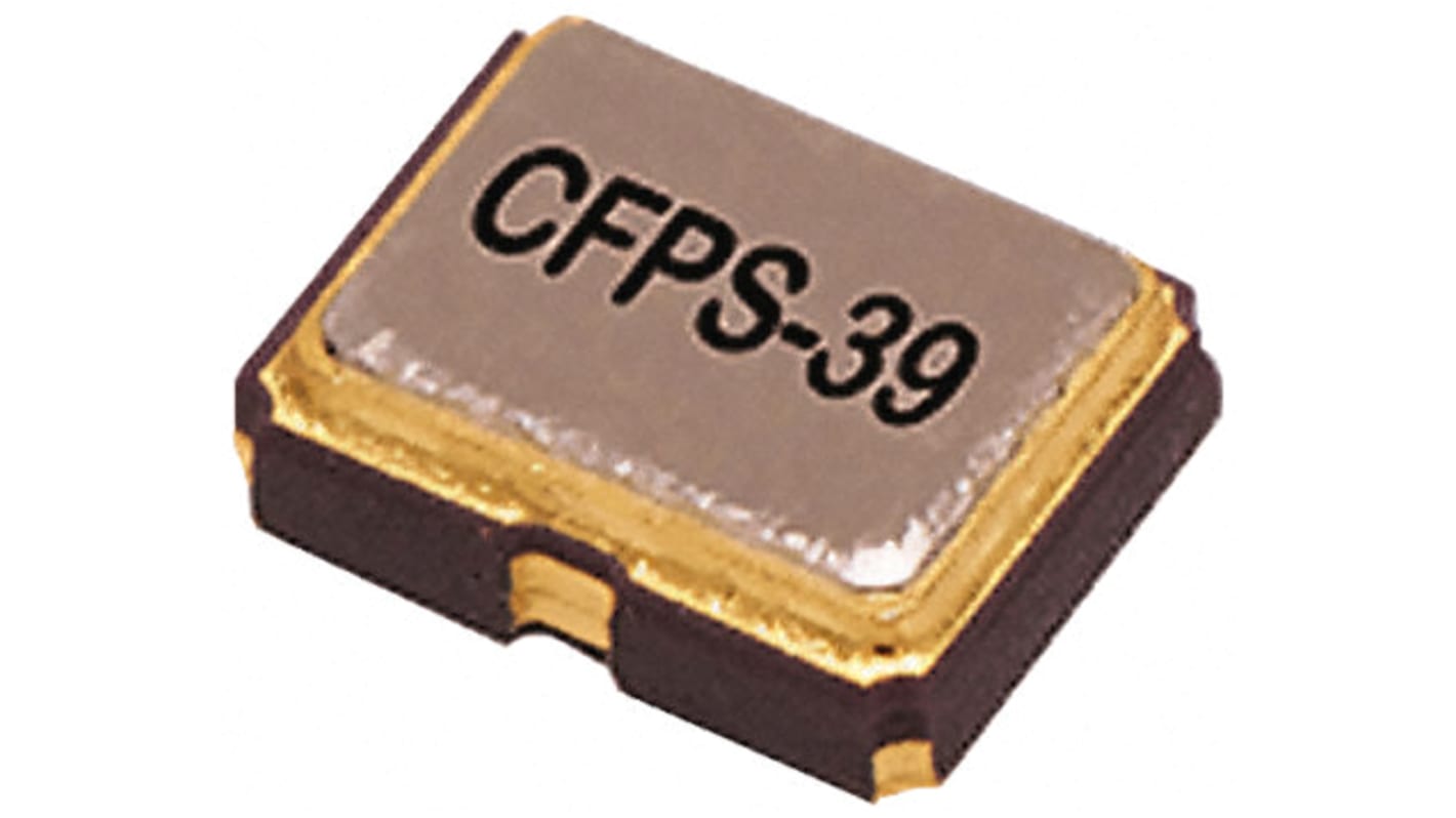 Oscilador de Cristal, 50MHZ, ±50ppm CMOS 2.5x3.2mm SMD, 4 pines, 3.4 x 2.7 x 1.2mm