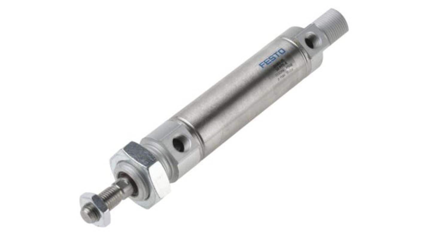 Festo Pneumatic Cylinder - 19246, 25mm Bore, 50mm Stroke, DSNU Series, Double Acting