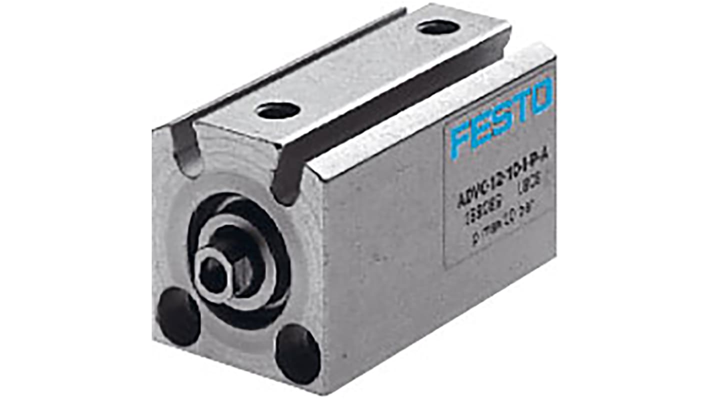 Cilindro pneumatico Festo ADVC 188108, Doppio effetto, foro da 16mm, corsa 5mm, M5, 10 bar max