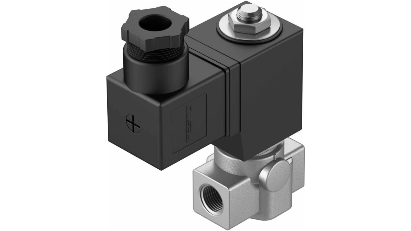 Elettrovalvole per pneumatica Festo, G 1/4, funzione 2/2, azionamento Solenoide/Molla