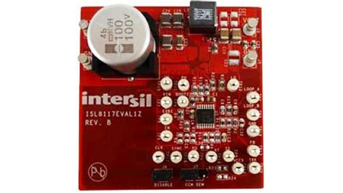 Placa de evaluación Controlador PWM Renesas Electronics - ISL8117EVAL1Z