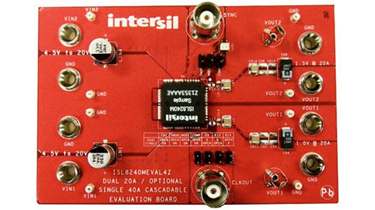 Placa de evaluación Módulo de potencia Renesas Electronics - ISL8240MEVAL3Z