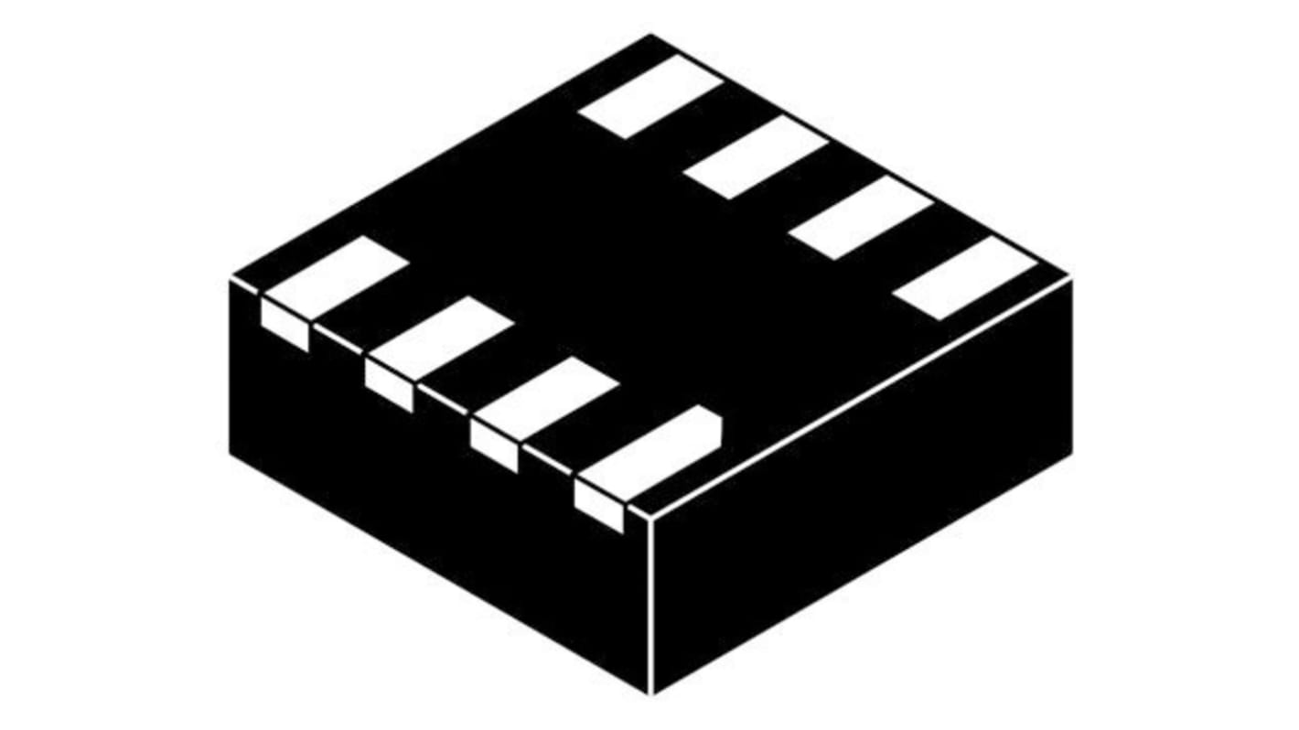 onsemi EMI2121MTTAG, Triple-Element Bi-Directional ESD Protection Array, 8-Pin WDFN