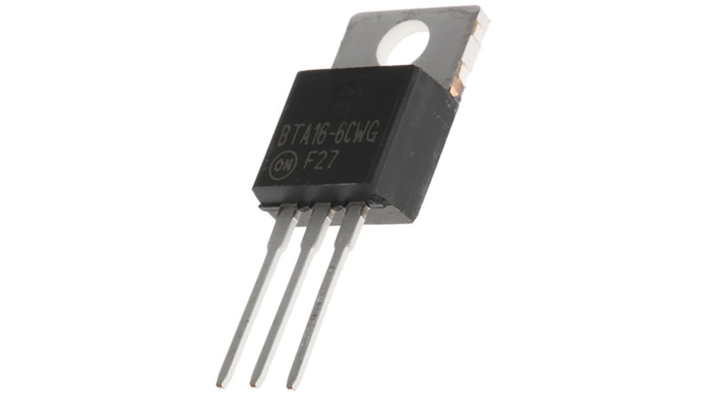 BTA16-600CW3G | Littelfuse Through Hole, 3-pin, TRIAC, 600V, Gate ...
