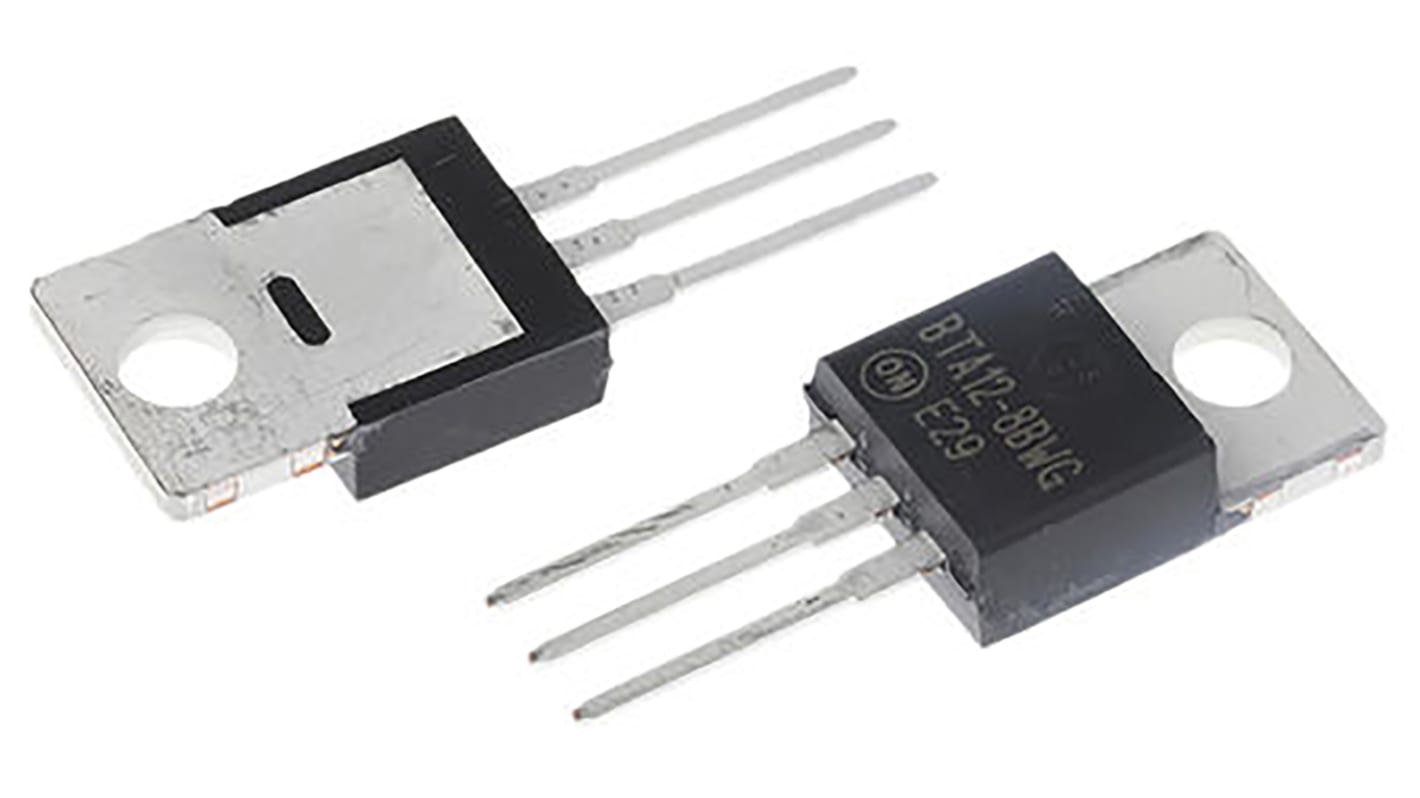 TRIAC, BTA12-800BW3G, TO-220, 3-Pines