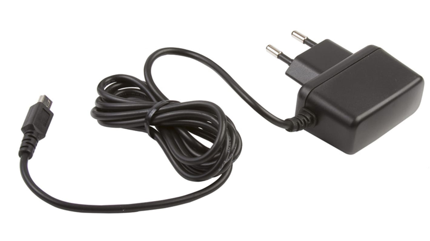 Hálózati adapter 5V dc 1 kimenetes AC/DC adapter, 1A, 5W, dugasz típusa: C típus