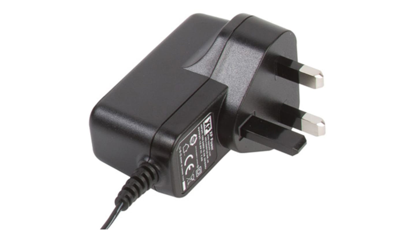 XP Power 12W Plug-In AC/DC Adapter 9V dc Output, 1.28A Output