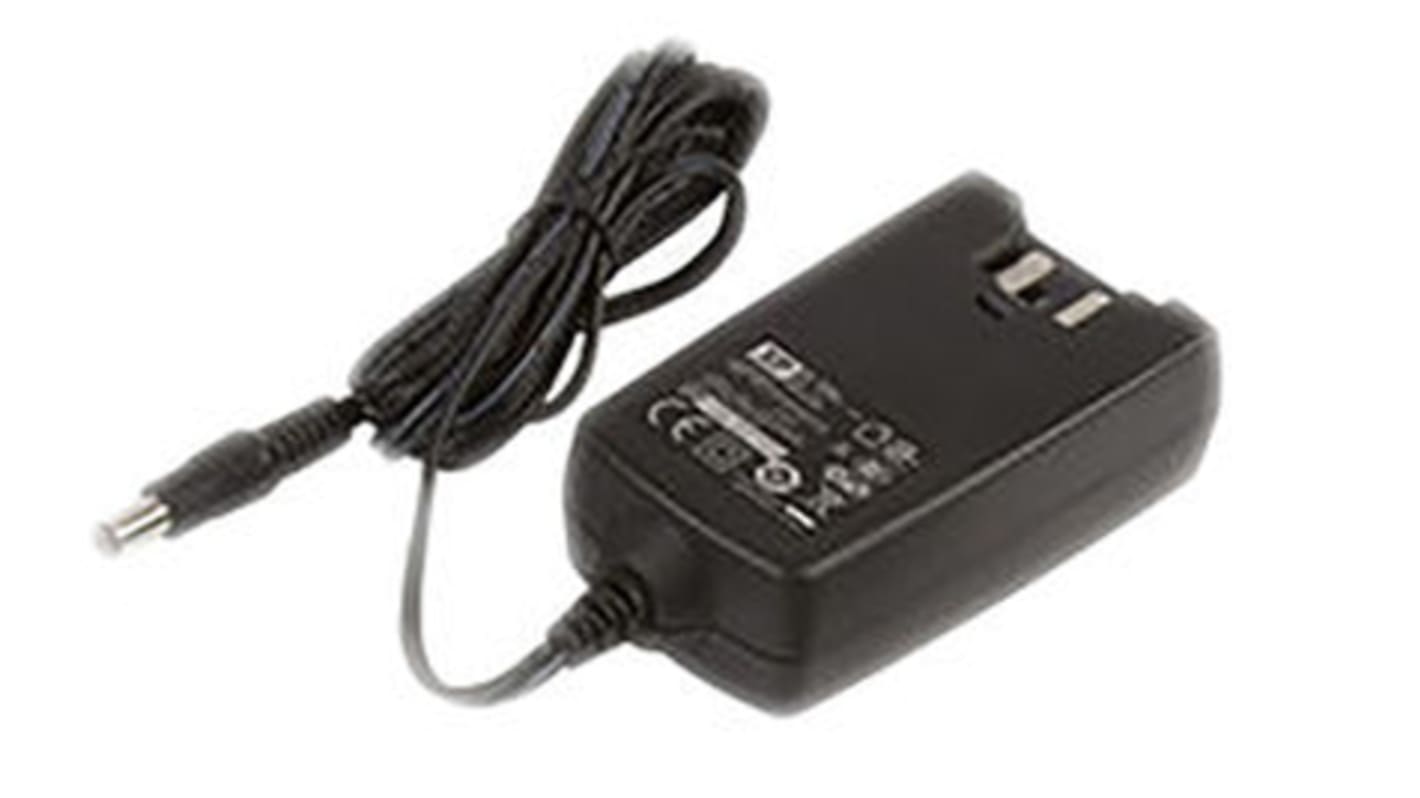 XP Power 24W Plug-In AC/DC Adapter 24V dc Output, 1A Output