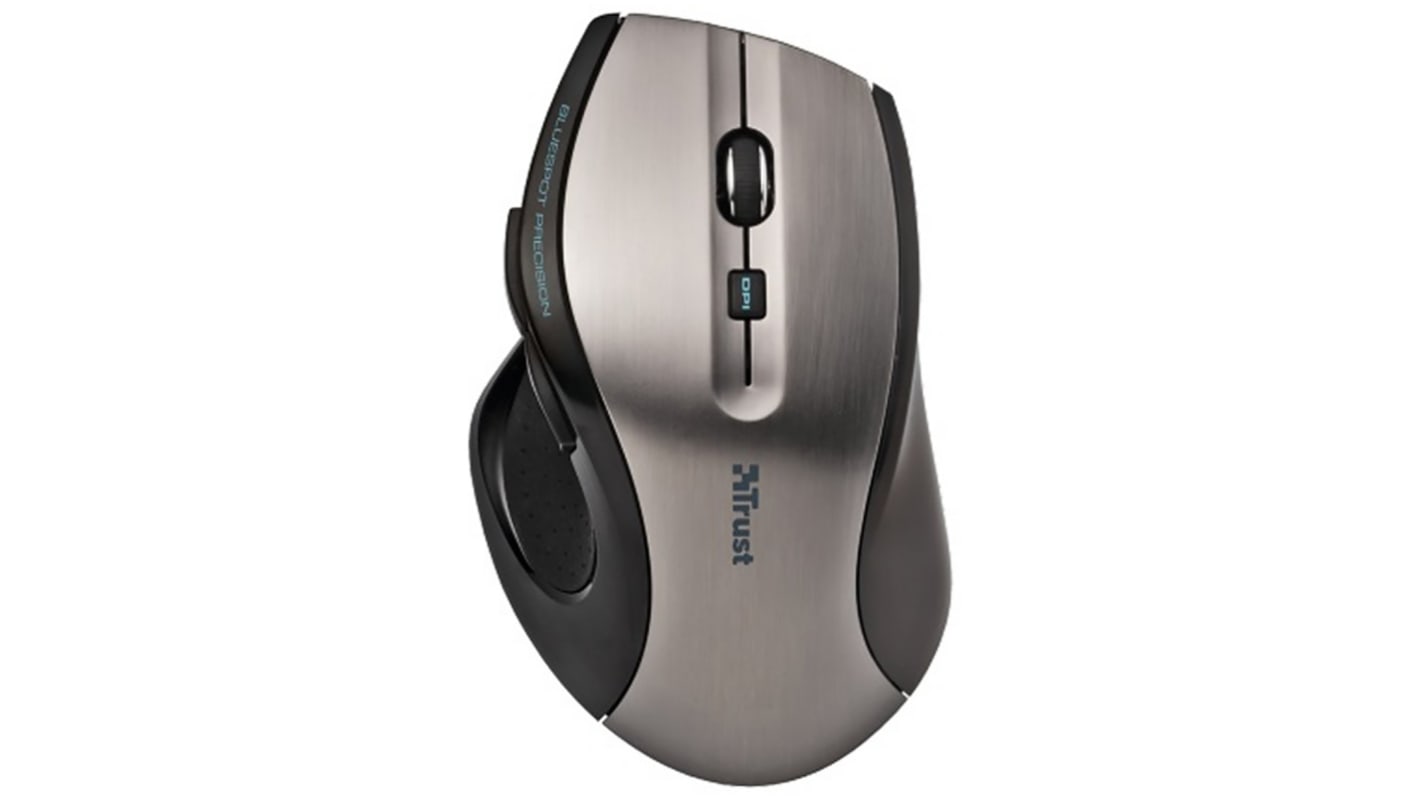 Trust MaxTrack 6 Button Wireless Mouse Black, Grey