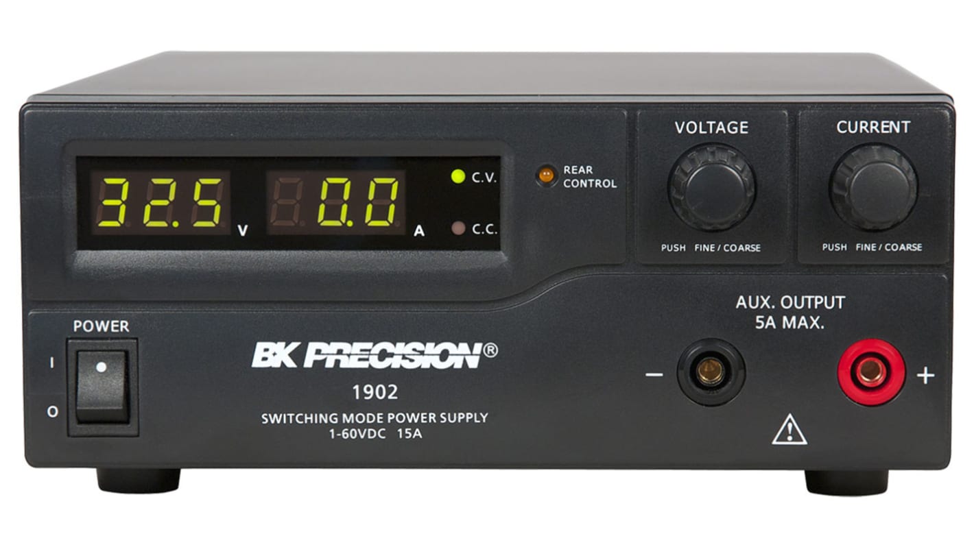 BK Precision Digital Bench Power Supply, 60V, 15A, 2-Output, 900W