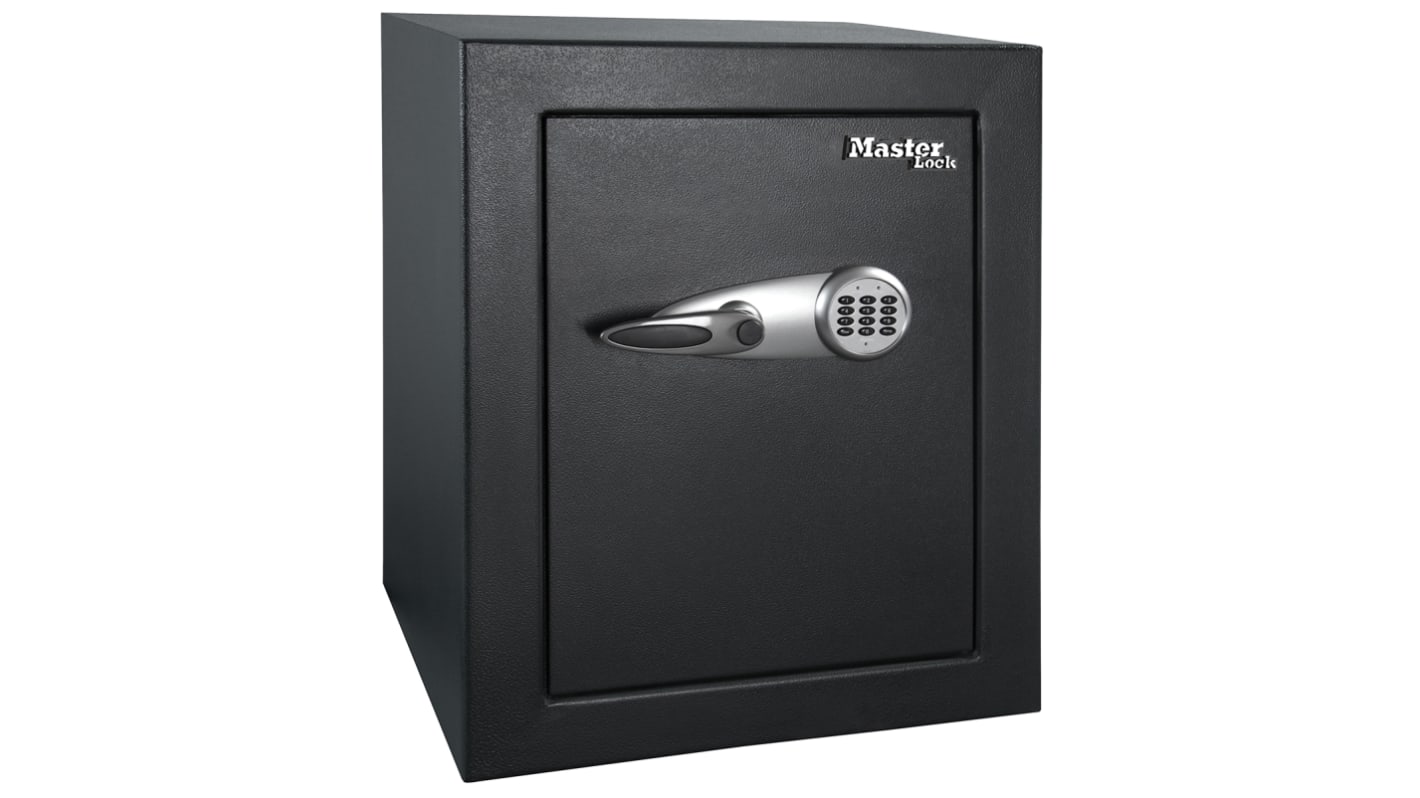 Master Lock Büro Safe, Volumen 120L Kombinationsschloss Feuerbeständig Schwarz, 402mm x 550 mm x 700 mm, 88.5kg