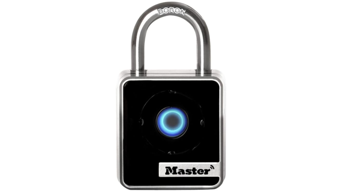 Master Lock Bluetooth Zinc Padlock, 7mm Shackle, 47mm Body