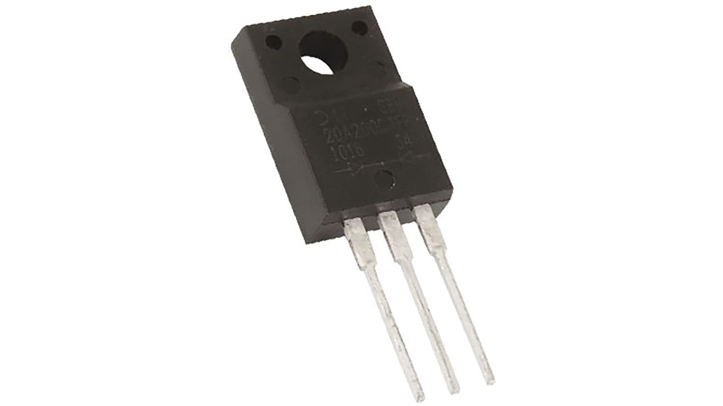 DiodesZetex 整流ダイオード, コモンカソード, 30A, 300V スルーホール, 3-Pin TO-220F ショットキー 1.03V