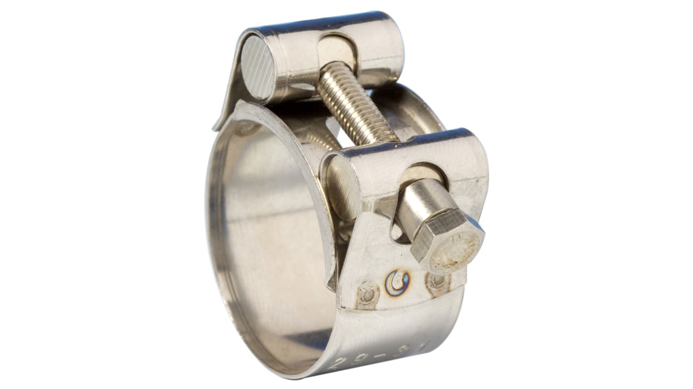 Jubilee Stainless Steel Bolt Head Bolt Drive, 18mm Band Width, 26 → 28mm ID