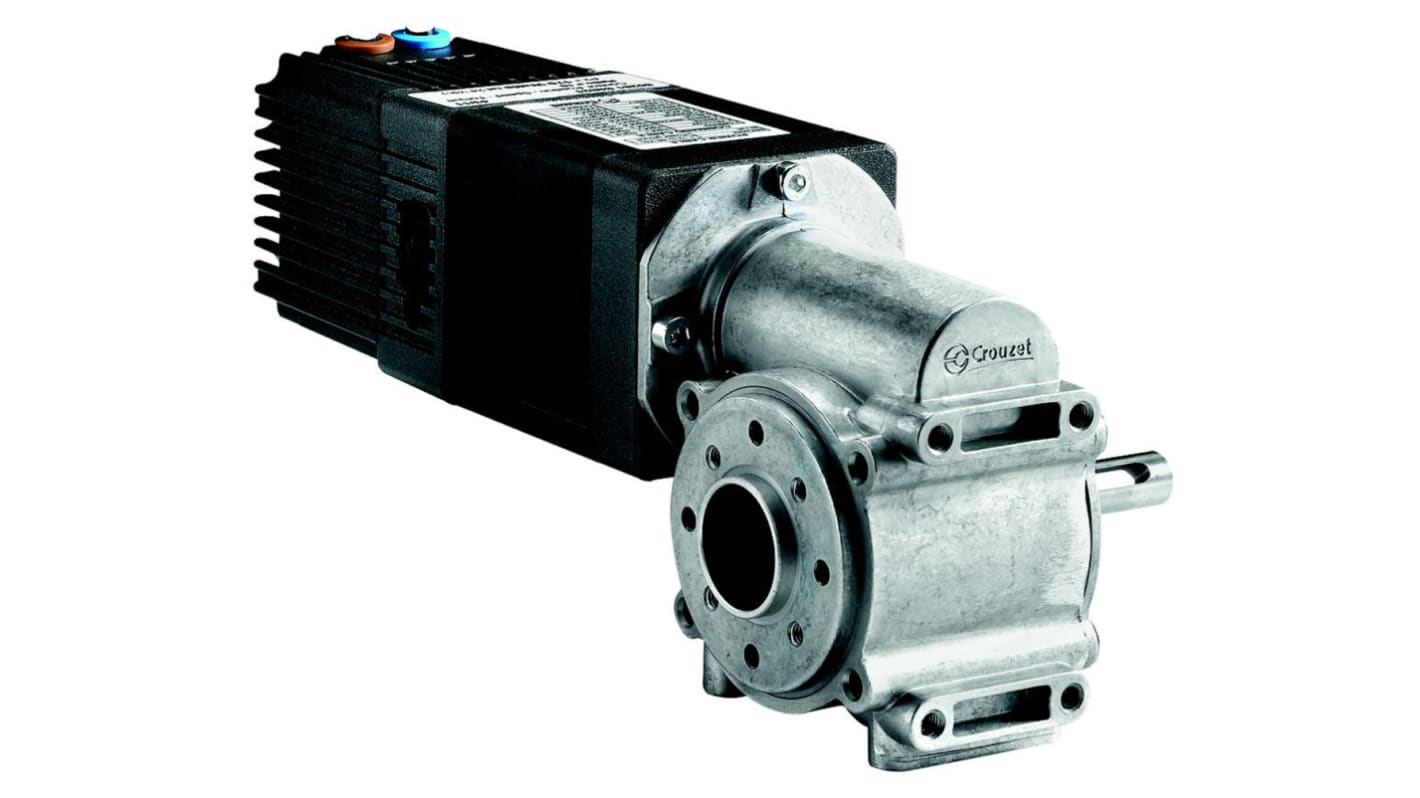 Crouzet 80 289 7 SMI21 Getriebemotor, bürstenlos bis 4,7 Nm 5.2:1, 100 V dc / 342 W, Wellen-Ø 19mm, 81 (Dia.)mm