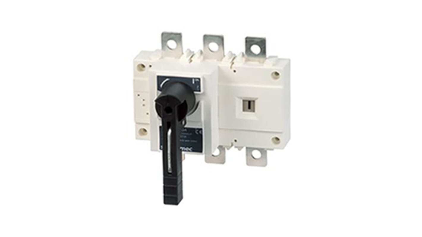 Socomec 3P Pole Isolator Switch - 250A Maximum Current, 132kW Power Rating, IP20