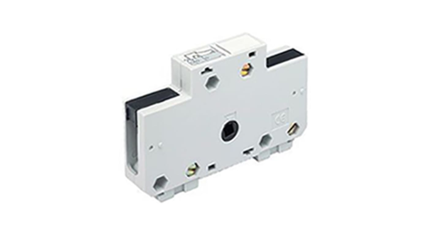 Socomec Auxiliary Contact, 2 Contact, NO/NC, DIN Rail, 3999