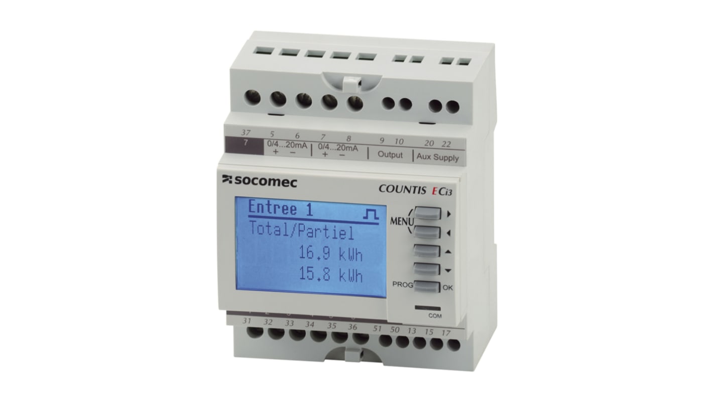 Modulo di comunicazione Socomec, Countis ECi3, display LCD