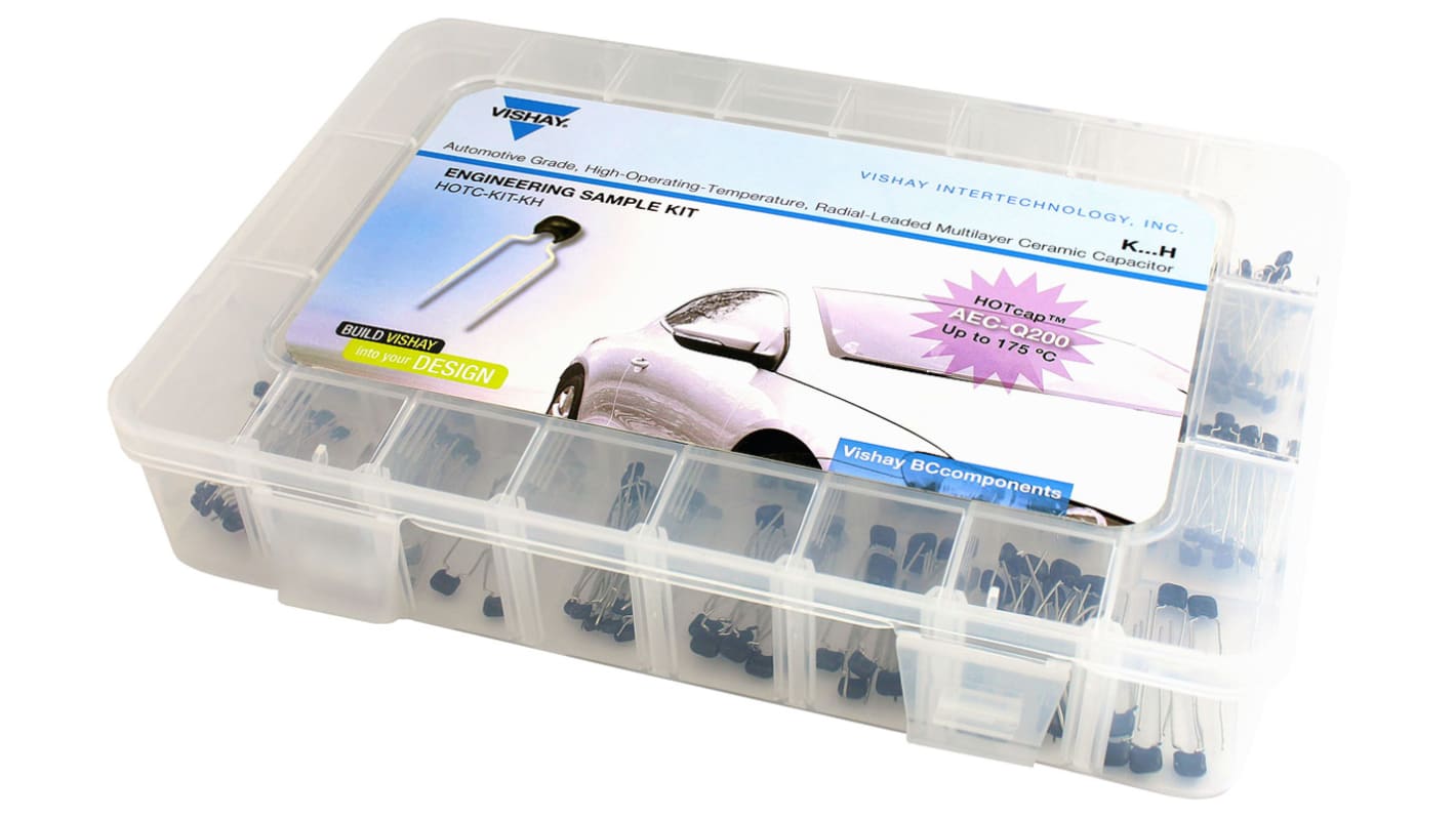 HOTCKITKH Vishay, Radial Ceramic Capacitor Kit 240 pieces RS