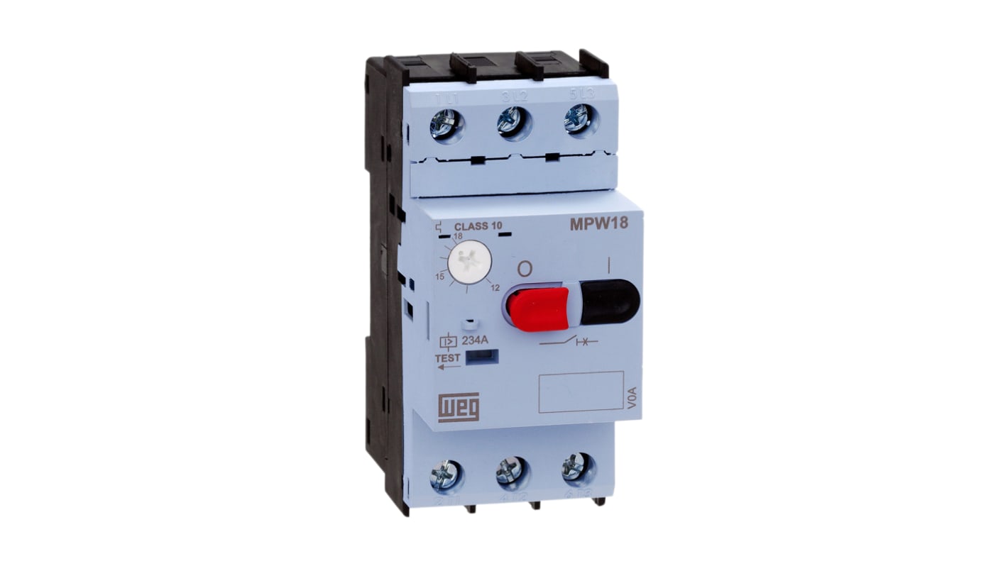 WEG 0.16 → 0.25 A Motor Protection Circuit Breaker