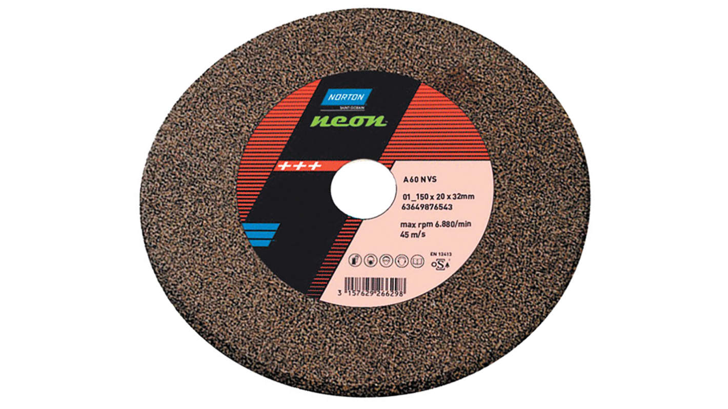 Norton NEON Aluminium Oxide Grinding Wheel, 300mm Diameter