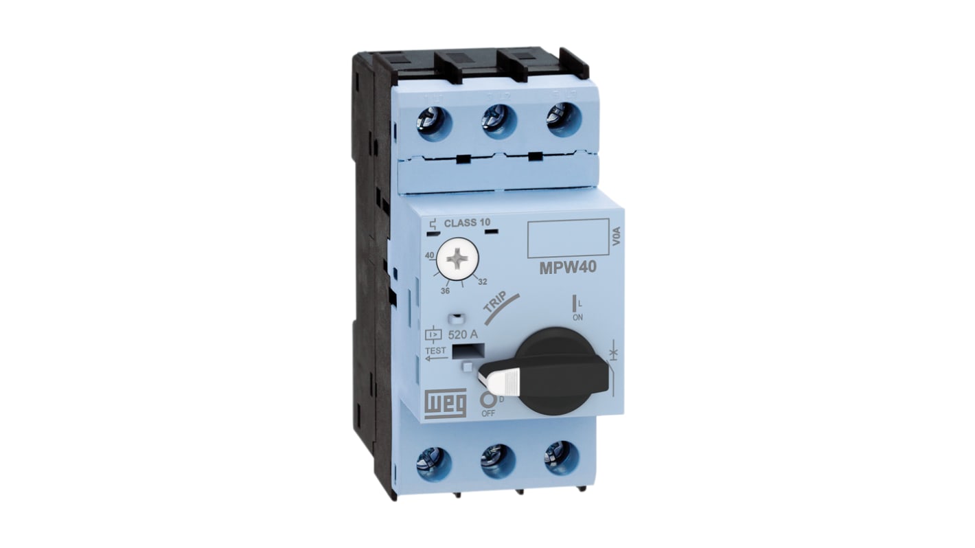 Disjoncteur moteur WEG MPW40 0,1 → 0,16 A.