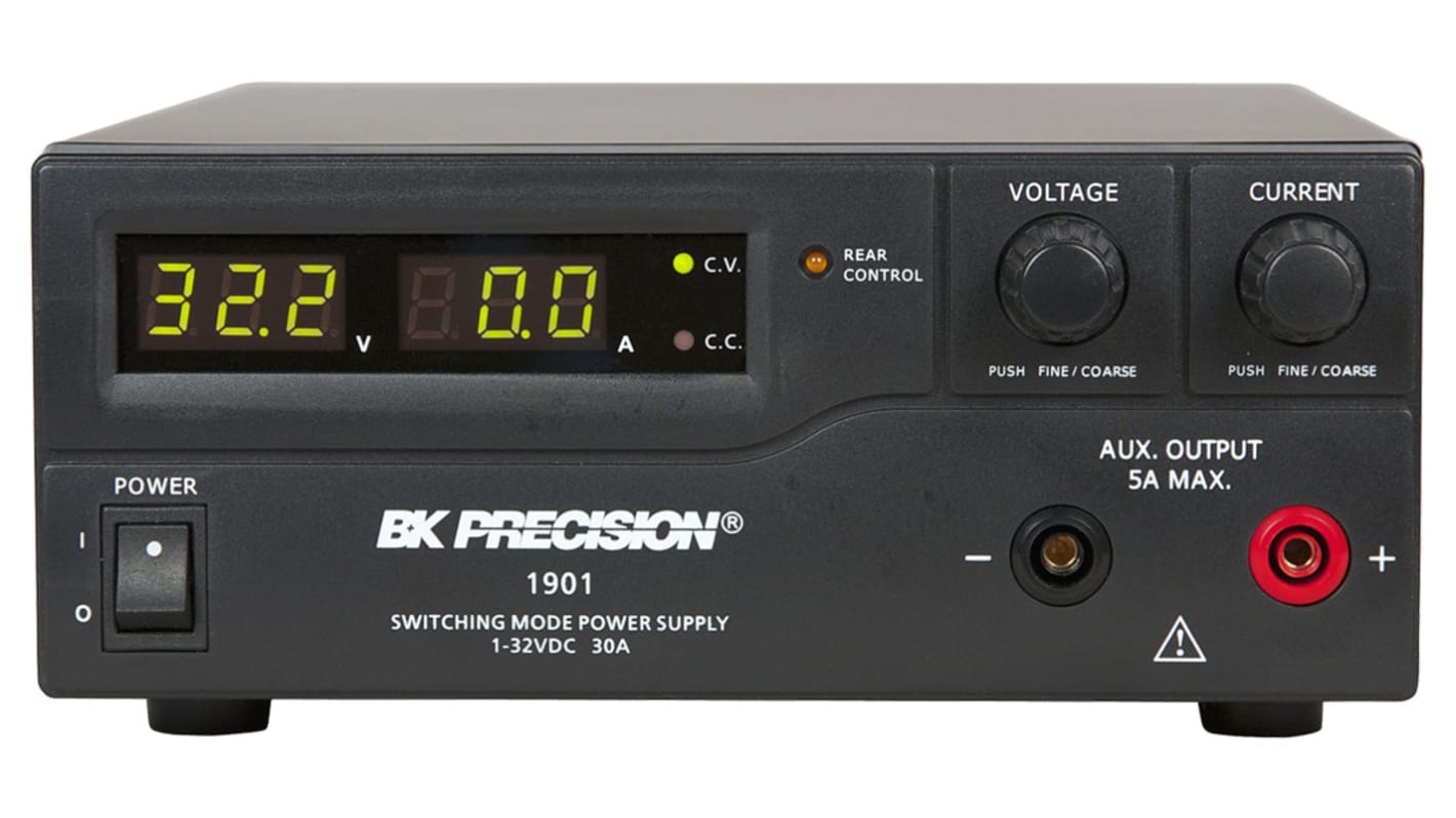 Fuente de alimentación BK Precision BK1901B, calibrado RS, 1 salida, 1 → 32V, 0 → 30A