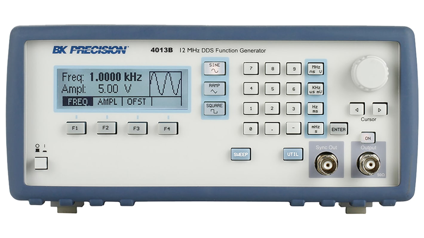 Generator funkcyjny BK Precision częst. sinus: 12MHz amplituda: 20V Pk-Pk impedancja: 50Ω, z kalibracją ISO