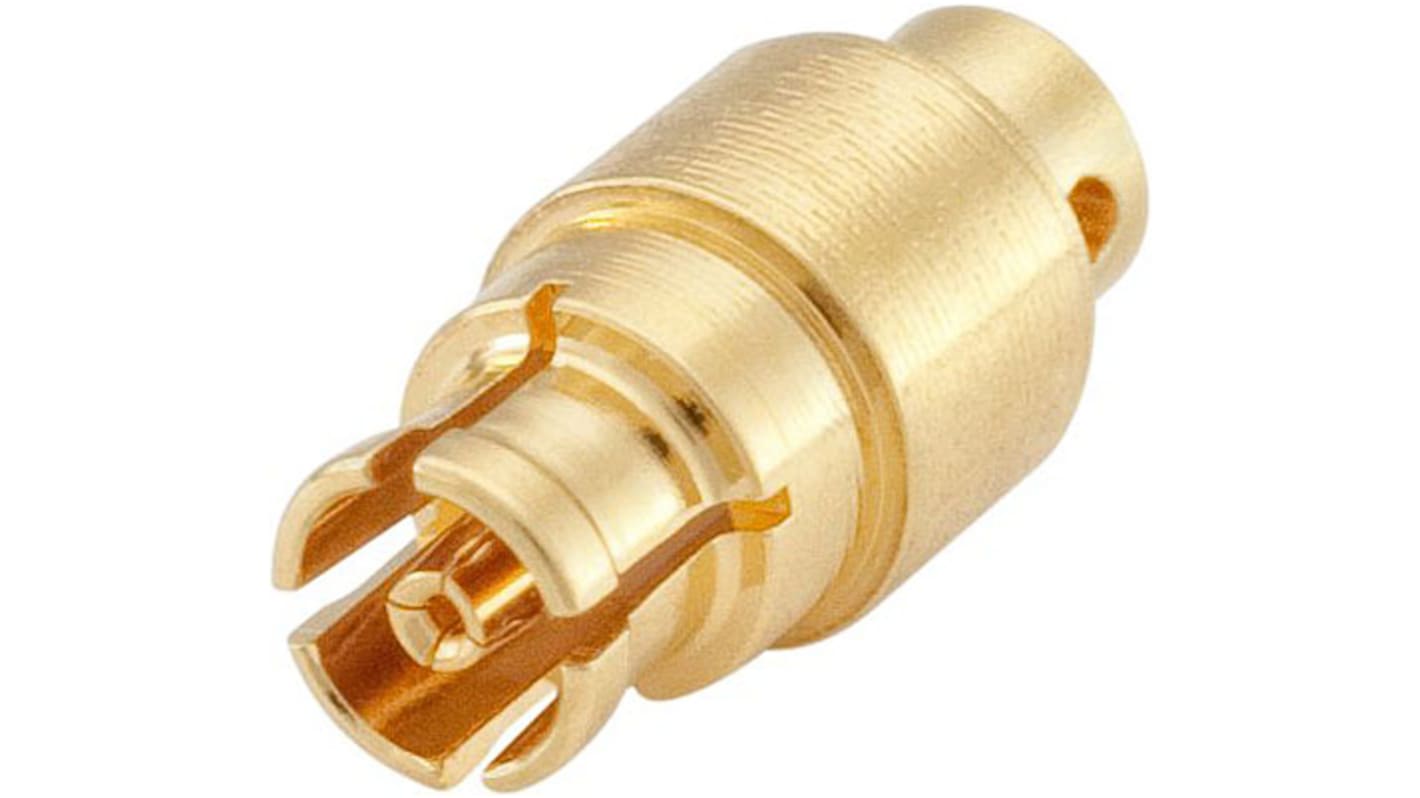 Conector coaxial Rosenberger 186729, Hembra, Recto, Impedancia 50Ω, Montaje de Cable, Terminación de Crimpado, Sí, DC