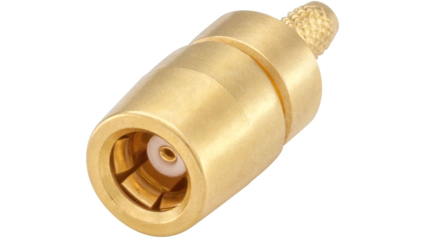 Conector coaxial Rosenberger 171475, Hembra, Recto, Impedancia 50Ω, Montaje de Cable, Terminación de Crimpado, Sí, DC