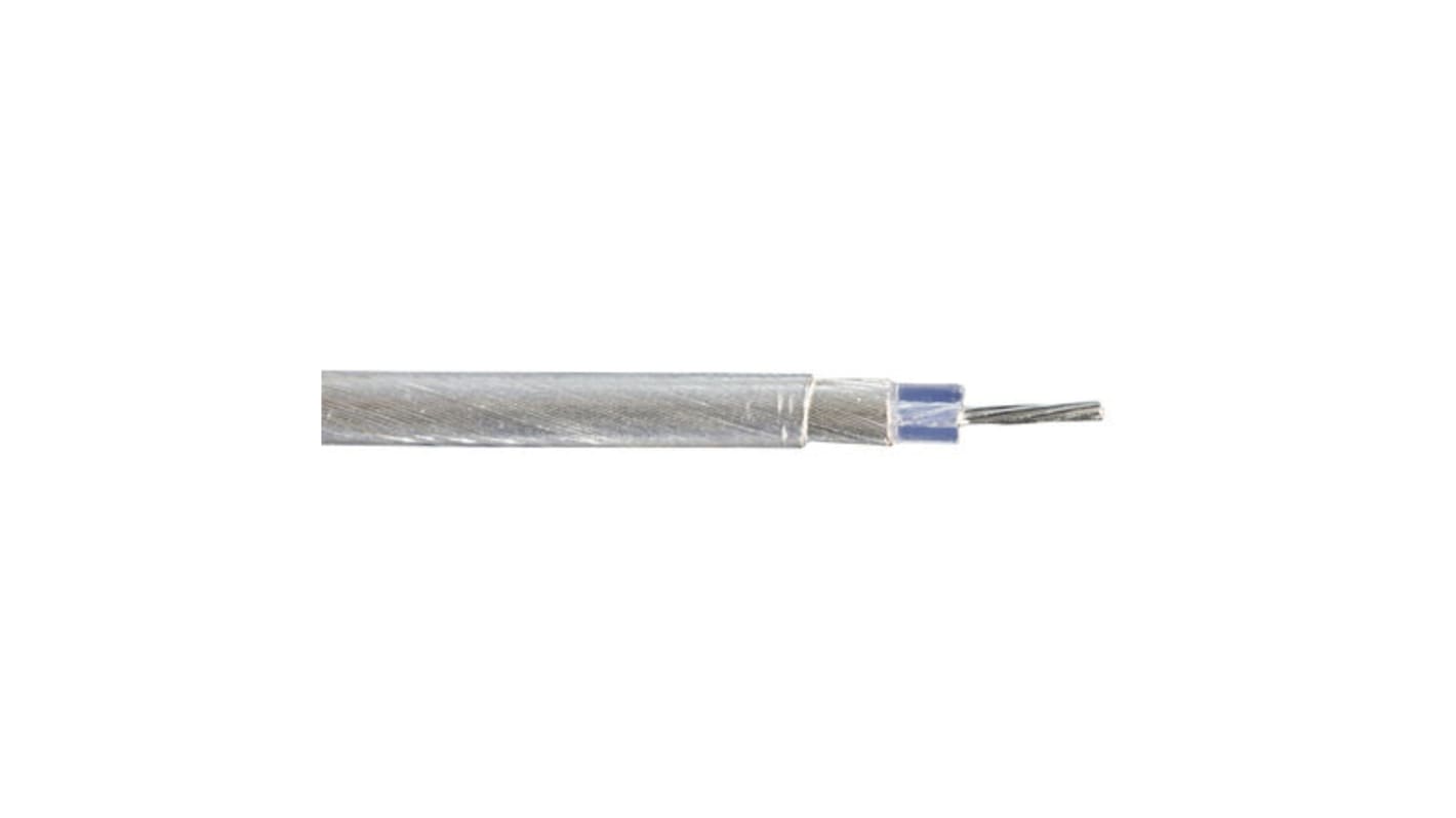 Alpha Wire Hvid Micro Coax Koaksialkabel, 50 Ω, 100m UD: 0.99mm