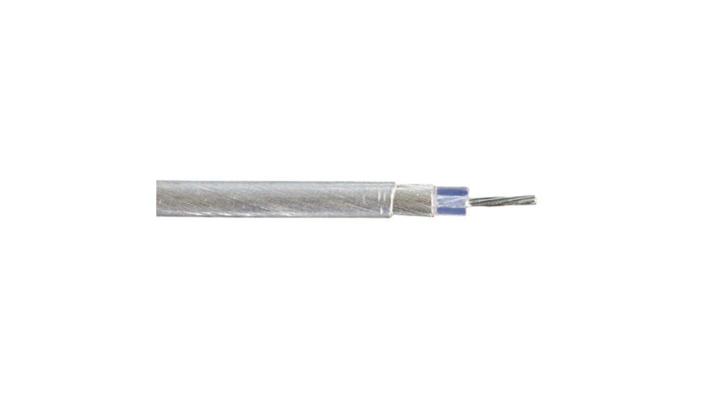 Alpha Wire Micro Coax Koaxialkabel, Verlegekabel, 50 Ω, 100m, Aussen ø 0.53mm, Weiß