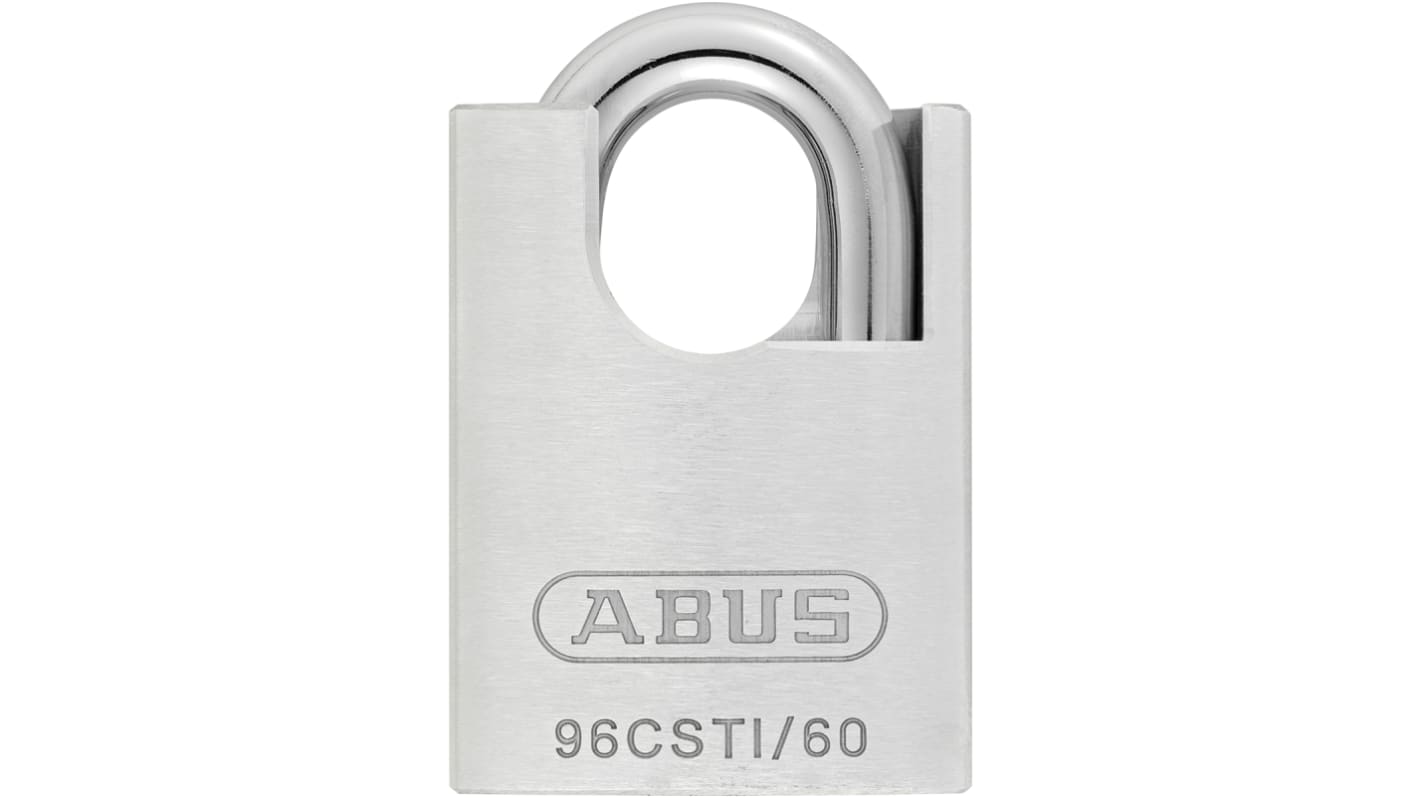 Candado de Titanio ABUS , Ø de grillete 11mm, color Plata, para Interior, exterior