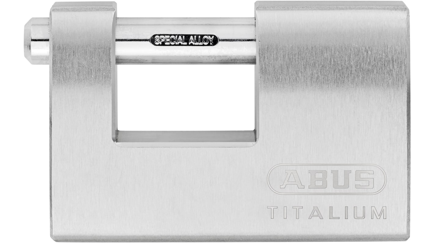 Candado Titalium ABUS, Ø de grillete 12mm, color Plata, para Interior, exterior