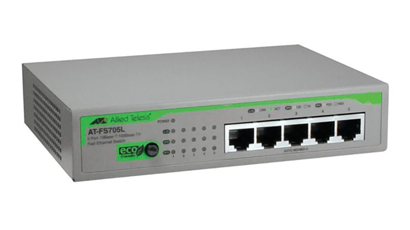 Allied Telesis Ethernet-Switch Rackmontage 35 x 160 x 116mm