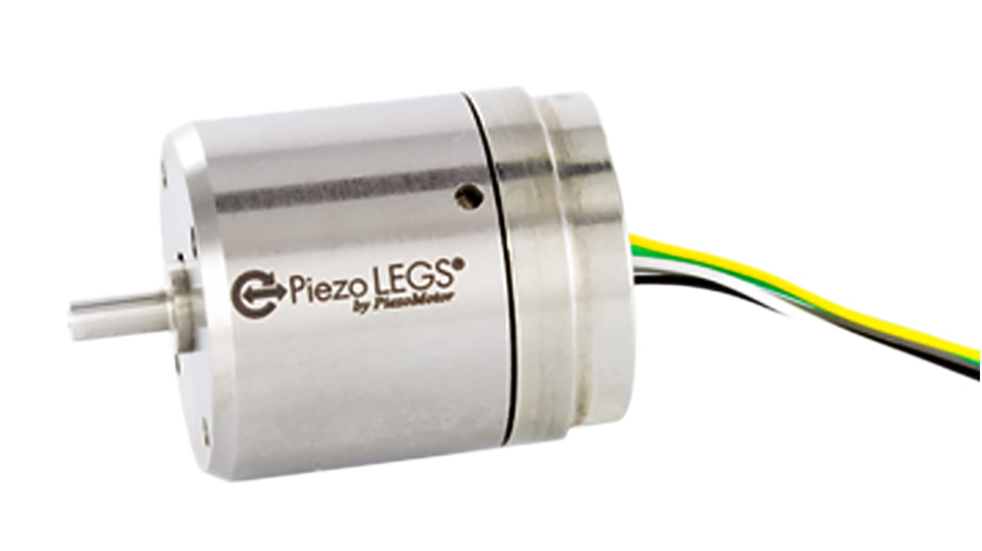 PiezoMotor DC Motor, 7 mW/Hz, 48 V, 6.5 (Stall Force) N, 7 (Holding Force) N, 0 → 100 °/s