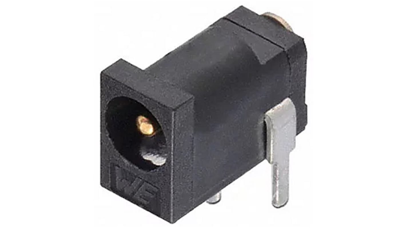 Conector DC hembra, Ángulo de 90° Wurth Elektronik WR-DC, Montaje en Panel, 30,0 V., 2.0A