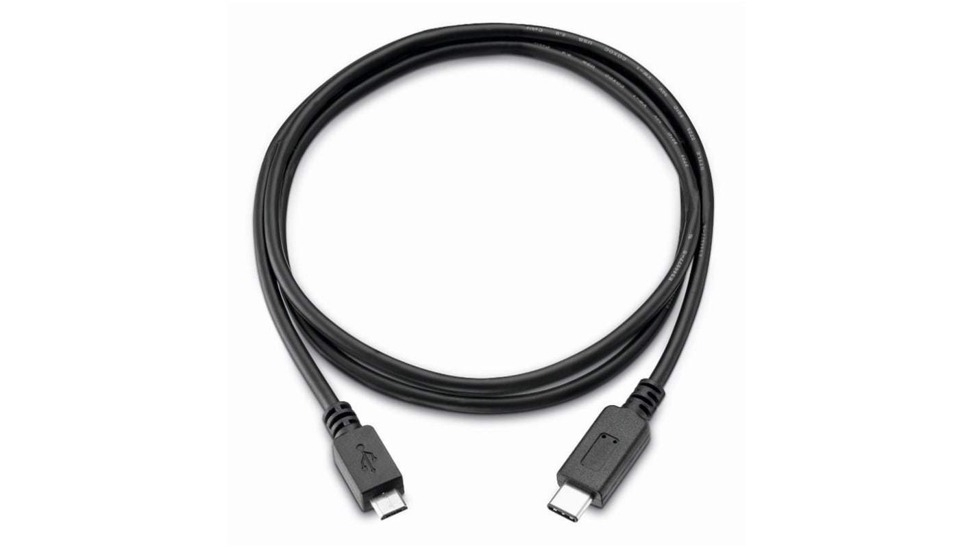 Wurth Elektronik USB 3.1 Cable, Male USB C to Male Micro USB B Cable, 1m
