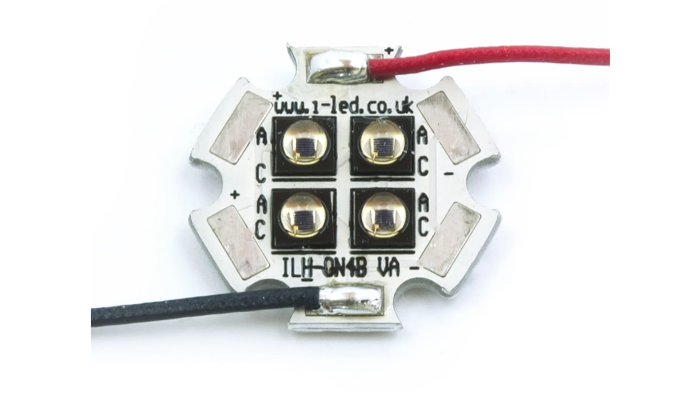 Array LED IR ILS, SMD, intensità 2740 mW, lungh. d'onda 850nm, PCB