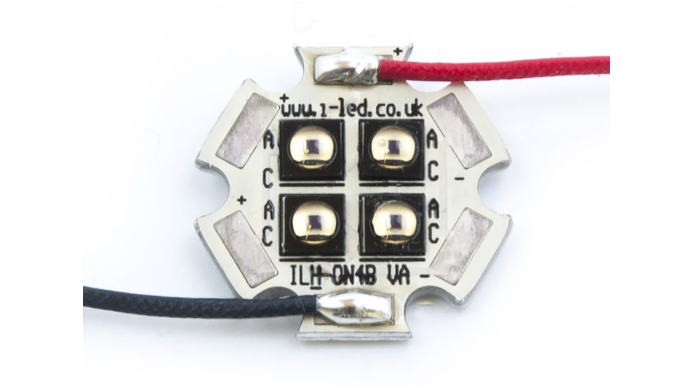 Array LED IR ILS, SMD, intensità 2640 mW, lungh. d'onda 850nm, PCB